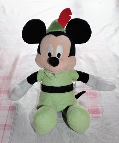 Peluche mickey robin - mickey, des