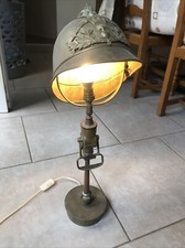 Ancien ￼CASQUE DE POMPIER 19ème DE CHAUMES ((vendu Sans La Lance De Pompiers ￼))