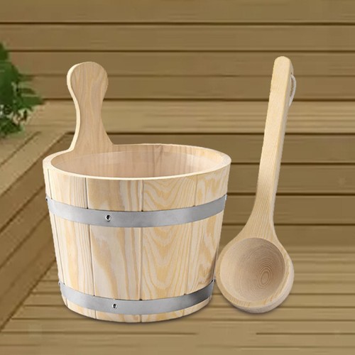 Ensemble seau louche - louche, pour