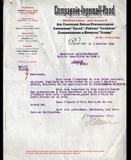 PARIS VIII° & BOULOGNE-sur-SEINE (92) MACHINES à COMPRESSEUR "INGERSOLL-RAND"