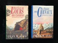 ¤ Lot 2 romans - JEAN M. AUEL -  LES ENFANTS DE LA TERRE tomes 1 & 2 - 1995