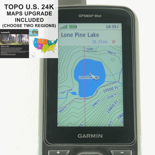Garmin gpsmap 66st topo - garmin, w/