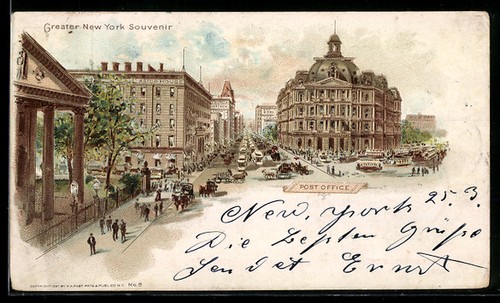 Lithographie new york ny - new,