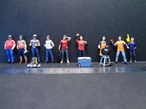 Scale figure set camping - 1:64,