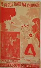 Partition Charles Trenet / Il pleut dans ma chambre  / 1939