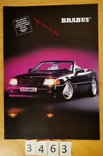 BRABUS MERCEDES W201 W202 W124 W140 R129 W123 W126 R107 Prospectus 6 p D/GB 199?