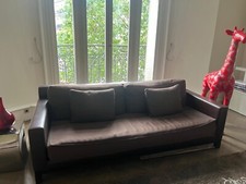 canapé 3 places tissu