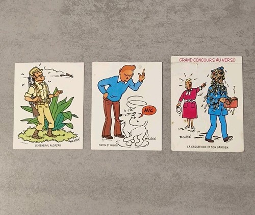 Lot stickers tintin vache - stickers,