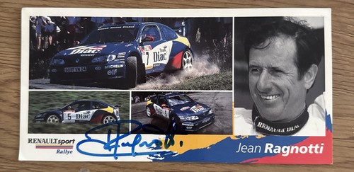 Autographe jean ragnotti - autographe,