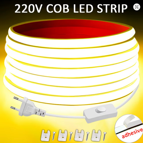 Bande led flexible 220v cob - flexible,