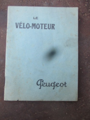 Peugeot vélo moteur - peugeot, notice
