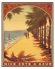 Affiche Nice Provence Alpes