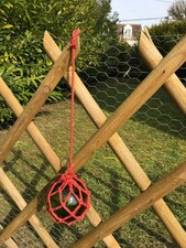 7 ⚜️  Ancienne Boule Flotteur Filet de Pécheur en Verre Vintage Authentique