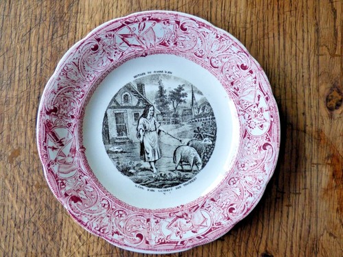 Assiette parlante porcelaine - parlante,