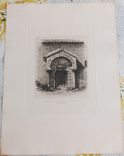 ancienne eau forte lucien