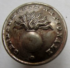Bouton bombé en métal
