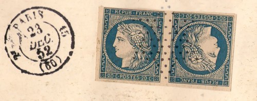 Timbre france 20 cts - n°8,