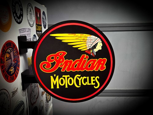 Enseigne indian motorcycle - enseigne,