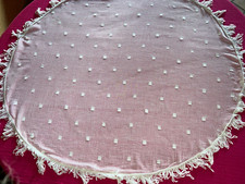 Ancienne nappe de guéridon en