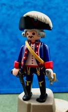 Playmobil Pirate Soldat Militaire Français Officier Figurine Custom Vintage