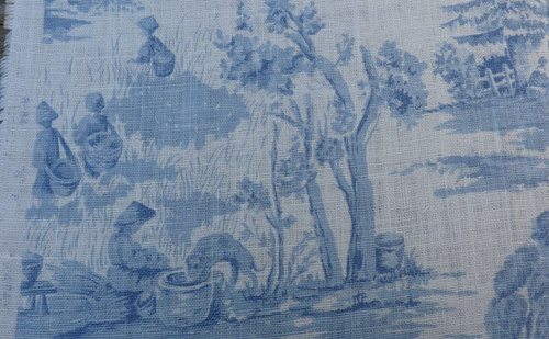 Toile jouy ancienne - de, coupon