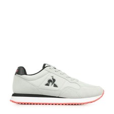 Chaussures Baskets Le Coq Sportif homme Jet Star 2 Gris Grise Cuir Lacets