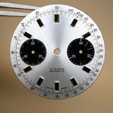 Cadran montre chronographe - cadran,
