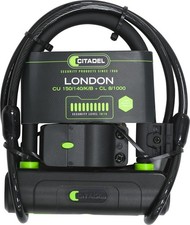ANTIVOL U - LONDON Citadel 150/140/K/B + Fixation + Cable Lasso de 100 cm diam 8