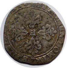 Henri III Demi-franc au col