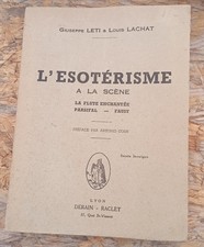 L'ÉSOTÉRISME A LA SCÈNE par