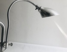Lampe de bureau/atelier flexible/étau Art Déco 1940/50 Ki-É-Klair  France