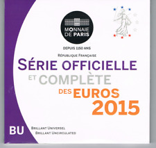 ?? Coffret BU 2015 France - 8 pièces Euro Officiel - FDC ??