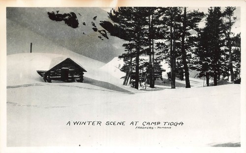 Hiver scène camp - hiver,