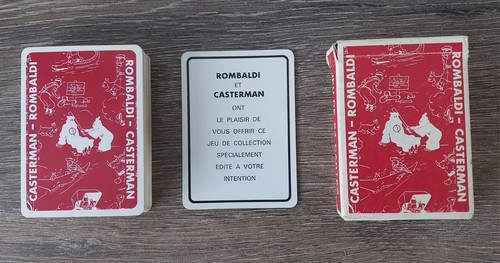 Jeux carte tintin rombaldi - tintin,