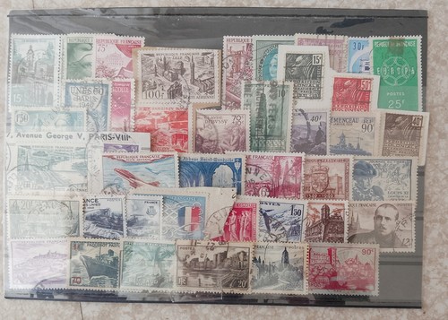 Lot timbres français - de,