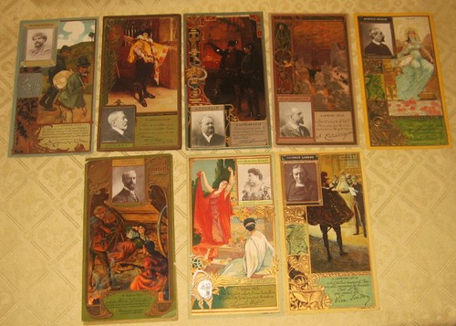 Lot cartes biscuits - de,