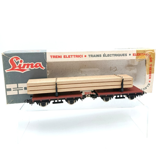 Wagon tandem transport - , bois