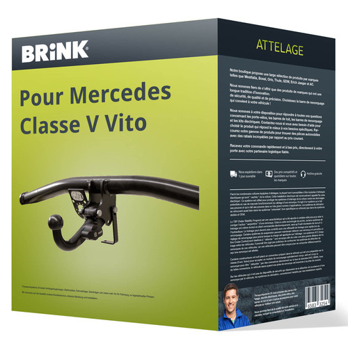 Attelage pour mercedes - pour, classe