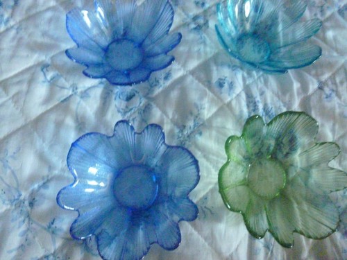 Coupes fruits bleues et - ,