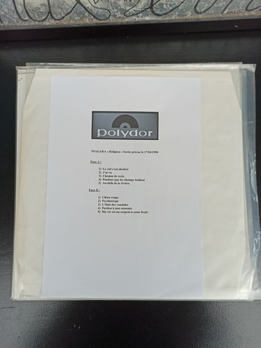 Disque vinyle 33t test - vinyle,