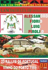 DECAL LANCIA DELTA INTEGRALE A.FIORIO R.PORTUGAL 1989 3rd (02)
