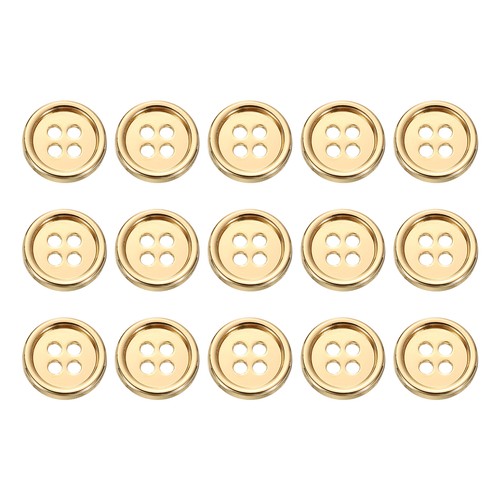 15pcs bouton métallique - 15pcs,