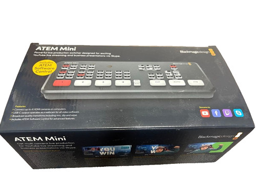 Blackmagic design atem mini - design,