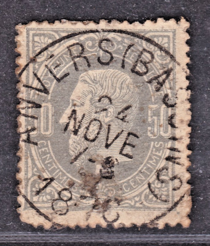 Timbre 1869 belgique - timbre,