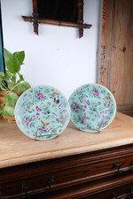 Duo d’assiettes céladon