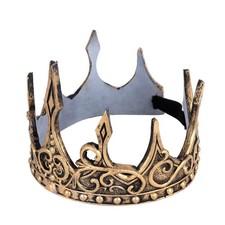 King Crown for Men Baroque 3D