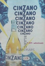 PUBLICITE CINZANO BLANC