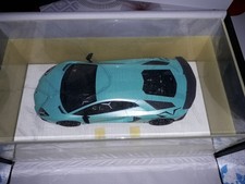 LAMBORGHINI AVENTADOR LP750-4 2015 SV PEARL MINT GREEN 1/18 MAKE UP EIDOLON