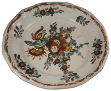 Assiette Florale Polychrome