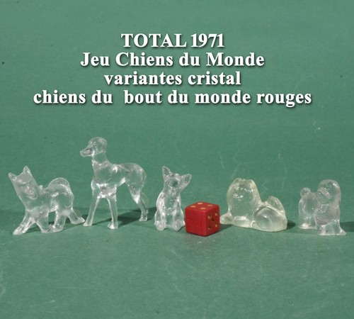 Total 1971 jeu chiens du - total, 1971,